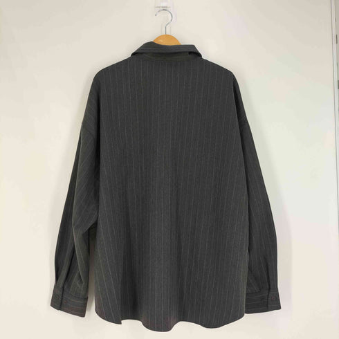 キャスパージョン CASPER JOHN Imitation wool huge shirts イミテーションウールヒュージシャツ メンズ JPN:L