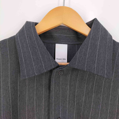 キャスパージョン CASPER JOHN Imitation wool huge shirts イミテーションウールヒュージシャツ メンズ JPN:L