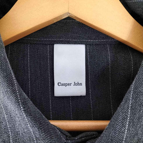 キャスパージョン CASPER JOHN Imitation wool huge shirts イミテーションウールヒュージシャツ メンズ JPN:L