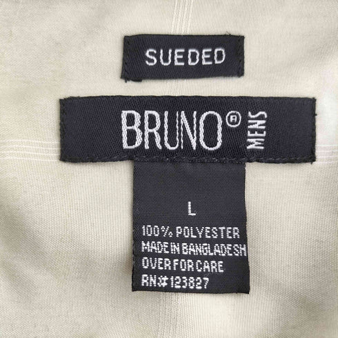 ブルーノ BRUNO SUEDE レギュラーカラーシャツ メンズ import:L