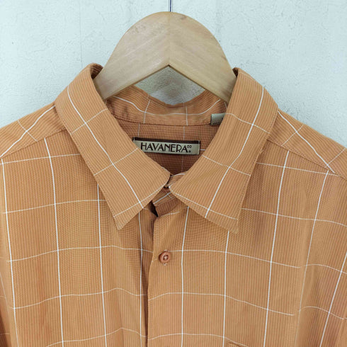 ハバネラ HAVANERA チェック レギュラーカラーシャツ メンズ import:XL