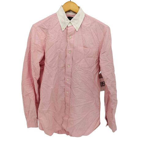 ラグビーラルフローレン Rugby Ralph Lauren マチ付 クレリック ボタンダウンシャツ メンズ import:M