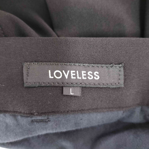 ラブレス LOVELESS 2タック ワイドテーパードパンツ メンズ L