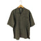 BLACKHAWK WARRIORWEAR シアサッカー チェック オープンカラーシャツ メンズ import:L