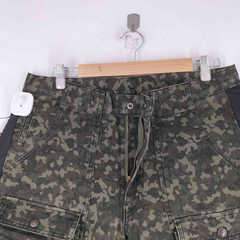 AND SUNS サイドレザー切替 カモフラショーツ メンズ JPN:L