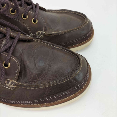 バンズ VANS ARAMAMENT MOC V3236BPW ブラウン ハイカットスニーカー モカシンブーツ メンズ JPN:28