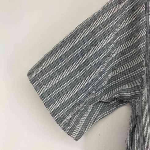 ミチコロンドン MICHIKO LONDON S/S BD ストライプ シアサッカーシャツ メンズ JPN:L