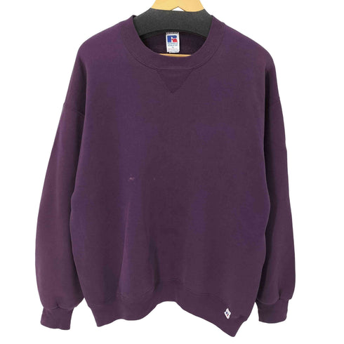 ラッセルアスレチック RUSSELL ATHLETIC 90S USA製 クルーネック無地スウェット メンズ import:XL