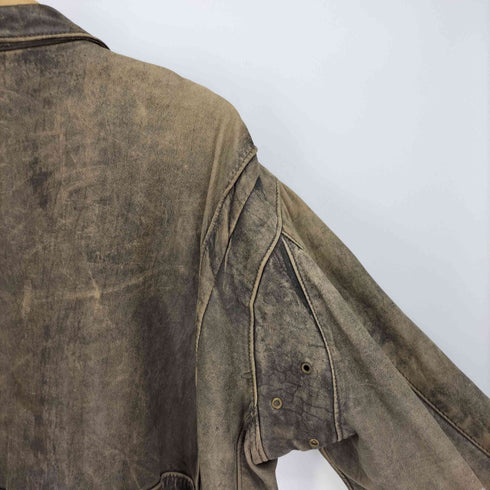 ショット Schott 80S USA製 SPORTWEAR 275L A-2 GENERAL ジップ レザー フライト ジャケット メンズ 46