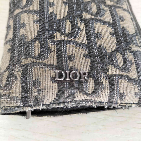 ディオール Dior オブリーク バーティカルロングウォレット メンズ