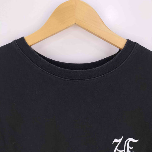 エージェムナイン AGEM/9 メッシュレイヤード ラインストーン半袖Tシャツ メンズ FREE