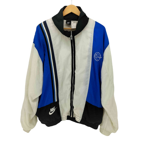 ナイキ NIKE 00s マルチカラー ジップアップナイロンジャケット メンズ JPN:XL
