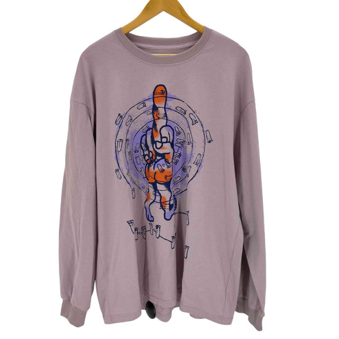 ブラック ウィドゥ BLACKWEIRDOS middle finger man l/s メンズ JPN:L