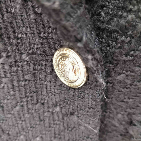 ザラ ZARA 金ボタン ダブルテーラードジャケット レディース import:M