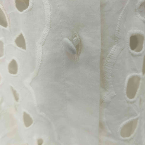 ザラ ZARA レースデザイン L/S シャツ レディース import:M