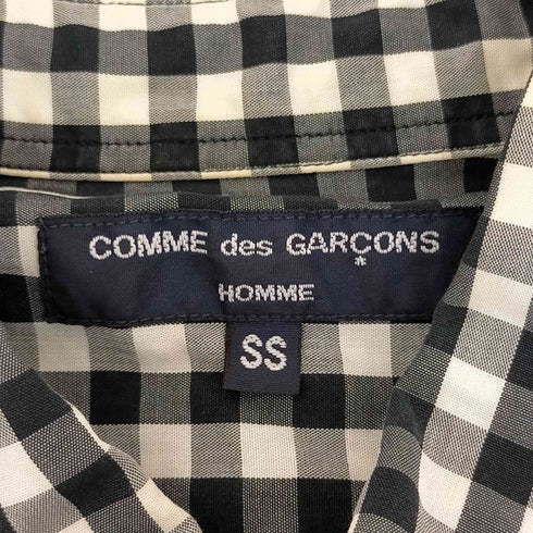 コムデギャルソンオム COMME des GARCONS HOMME AD2007 サイド切替チェックシャツ メンズ SS