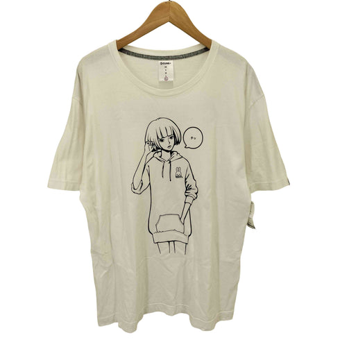 キューン CUNE S/S TEE 女の子 グラフィック プリント S/S クルーネック Tシャツ メンズ JPN:XL
