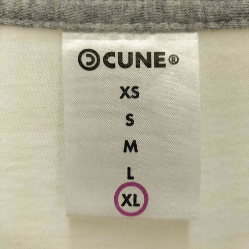 キューン CUNE S/S TEE 女の子 グラフィック プリント S/S クルーネック Tシャツ メンズ JPN:XL