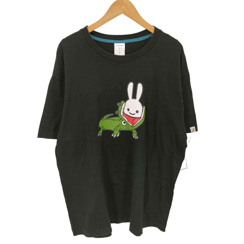 キューン CUNE S/S TEE ワニ グラフィック プリント S/S クルーネック Tシャツ メンズ JPN:XL