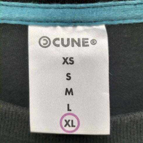 キューン CUNE S/S TEE ワニ グラフィック プリント S/S クルーネック Tシャツ メンズ JPN:XL