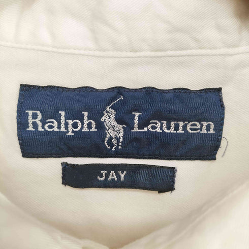ラルフローレン RALPH LAUREN jay p/o shirt white メンズ