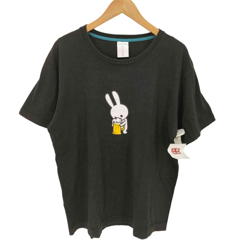 キューン CUNE S/S TEE ウサギ ビールジョッキ グラフィック プリント S/S クルーネック Tシャツ メンズ JPN:L