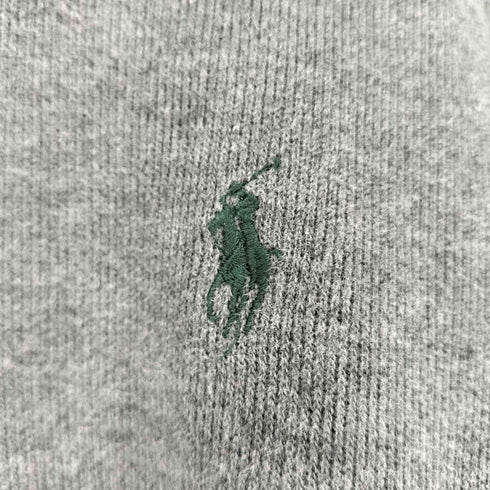 ポロバイラルフローレン Polo by RALPH LAUREN スモールポニー刺繍 ハーフジップスウェット メンズ import:L