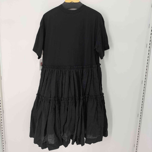ヴィヴィアンウエストウッドレッドレーベル Vivienne Westwood RED LABEL オーブ刺繍 異素材切替S/Sワンピース レディース 00