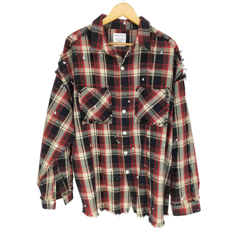 ダンケシェーン Danke Schon 23AW COTTON VIYELLA CHECK SHIRT メンズ FREE