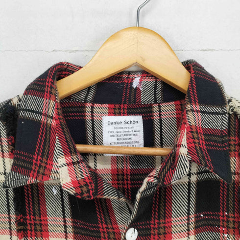 ダンケシェーン Danke Schon 23AW COTTON VIYELLA CHECK SHIRT メンズ FREE