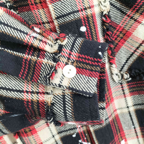 ダンケシェーン Danke Schon 23AW COTTON VIYELLA CHECK SHIRT メンズ FREE