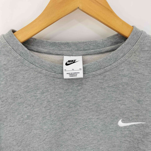 ナイキ NIKE スウォッシュロゴ刺繍 クルーネックスウェット メンズ import:XL
