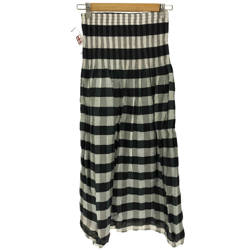 ルクールブラン le.coeur blanc 23SS チェック ストライプ リバーシブル スカート レディース JPN:38