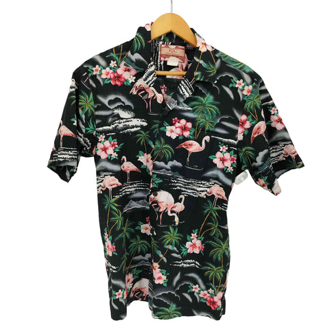 ロバートジェイクランシー RJC MADE IN USA コットン アロハシャツ メンズ import:M