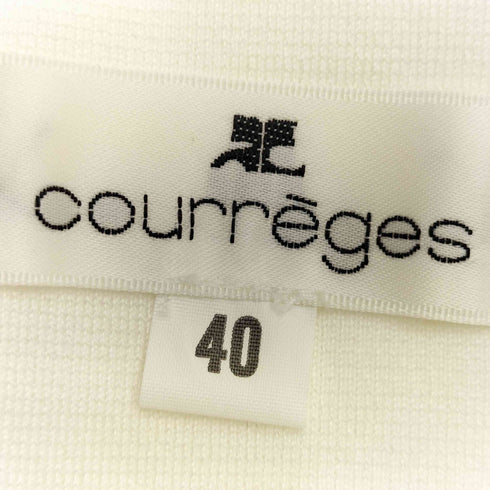 クレージュ courreges コットン フロントポケット タイトスカート レディース JPN:40