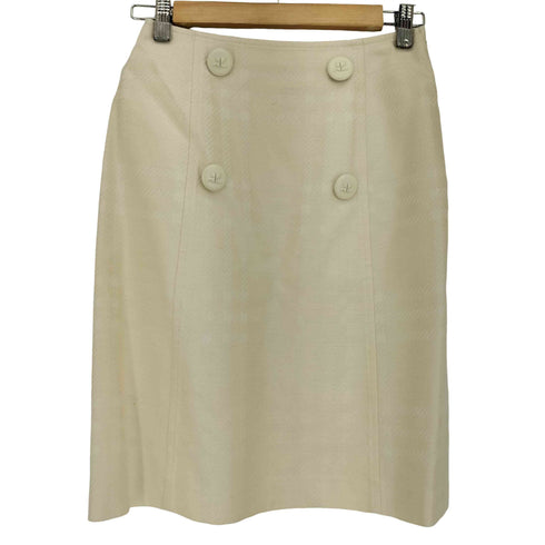 クレージュ courreges チェック ダブルボタン タイトスカート レディース JPN:38