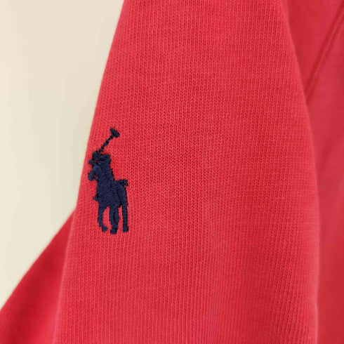 ラルフローレン RALPH LAUREN 90S ポニー刺繍VガゼットクルーネックS/S Tシャツ メンズ