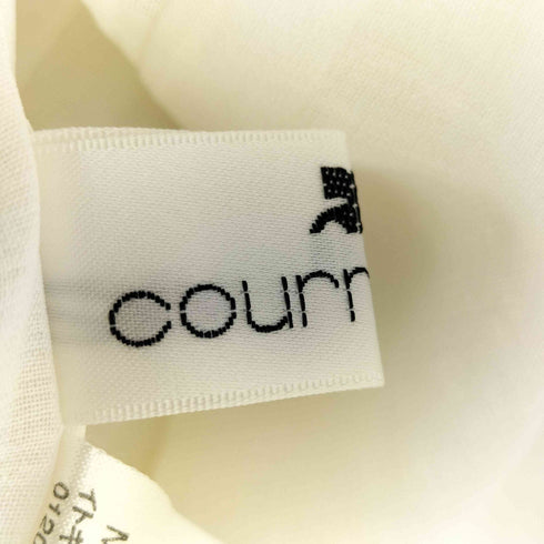 クレージュ courreges アセテートレーヨン ベルトデザイン タンクトップ レディース JPN:9号