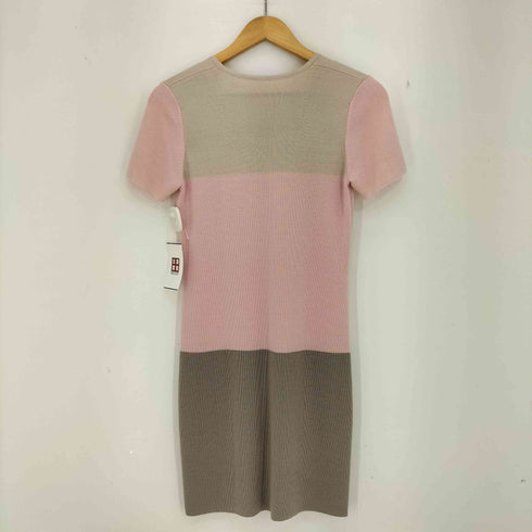 クレージュ courreges アクリルウール 半袖ニットワンピース レディース JPN:38