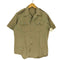 ユーエスアーミー U.S. ARMY 70S TWLL SHORT SLEEVE KHAKI ARMY SHADE 1 フラップポケット エポレット ミリタリー シャツ 75年製 メンズ import:M