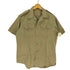 ユーエスアーミー U.S. ARMY 70S TWLL SHORT SLEEVE KHAKI ARMY SHADE 1 フラップポケット エポレット ミリタリー シャツ 75年製 メンズ import:M