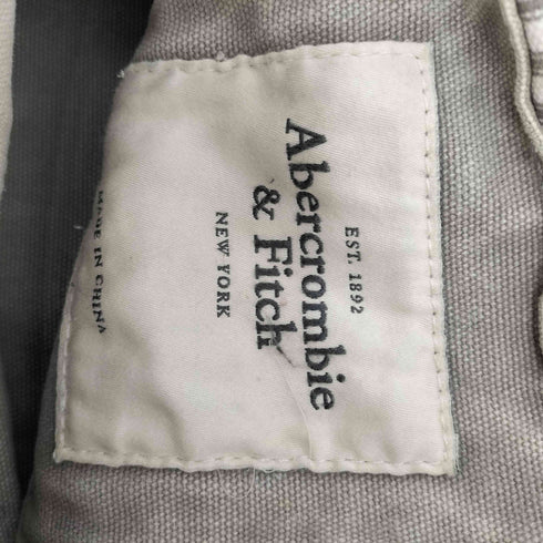 アバクロンビーアンドフィッチ Abercrombie & Fitch ロゴパッチ キャンバス トートバッグ メンズ