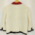 クレージュ courreges 丸襟 七分丈 コットンニットジャケット レディース JPN:38