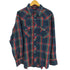 ラングラー Wrangler マドラスチェック 襟芯 フラップポケット スナップボタン L/S レギュラーカラーシャツ メンズ