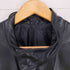 ラムレザー 比翼ハーフコート lamb leather メンズ L