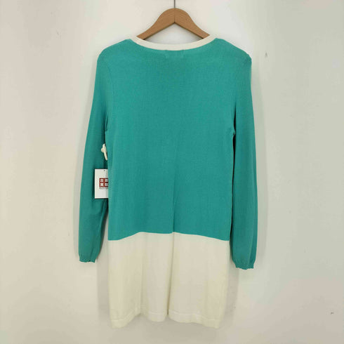 クレージュ courreges ツートン ロングカーディガン&ニットワンピース アンサンブル レディース JPN:38