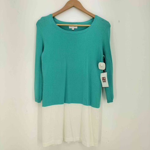 クレージュ courreges ツートン ロングカーディガン&ニットワンピース アンサンブル レディース JPN:38