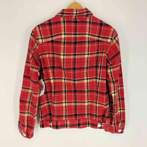 リーバイス Levis チェック柄 フラップポケット サイドアジャスター コットン シャツ ジャケット メンズ import:M
