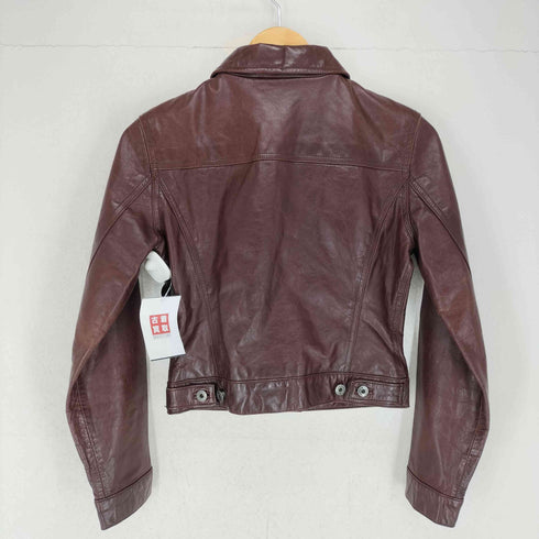 ギャップ Gap 00S OLD レザートラッカージャケット レディース XXS