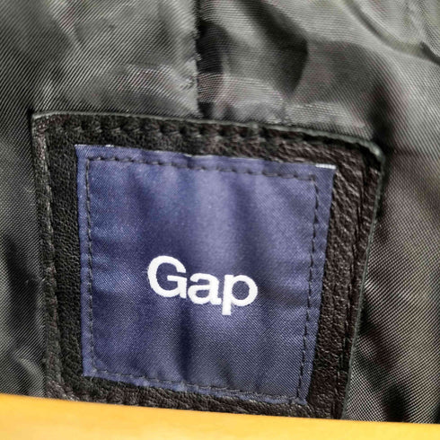 ギャップ Gap 00S OLD ダブルジップレザーライダースジャケット レディース XS